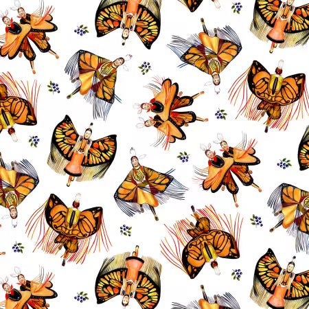 Monarch Dancer Tossed White