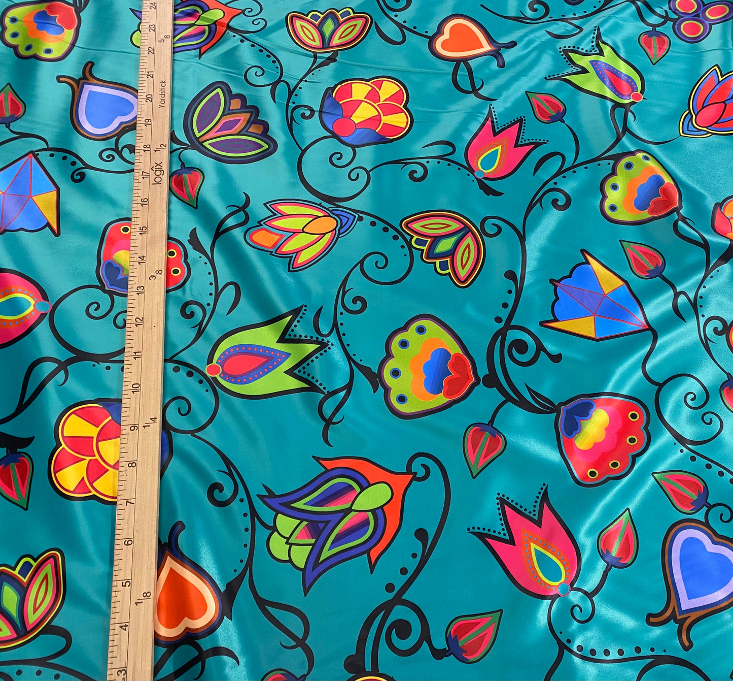Indigenous Paisley Sky Satin