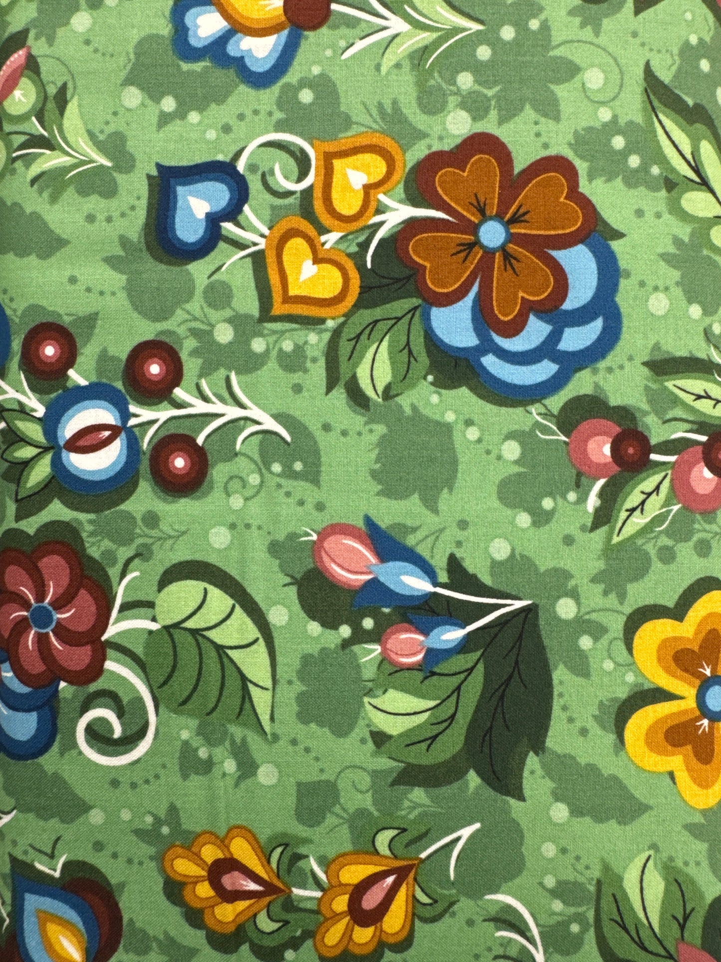 SG3 Native Floral 3 Green