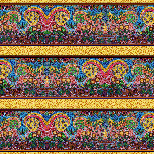 Strong Earth Woman Border Stripe
