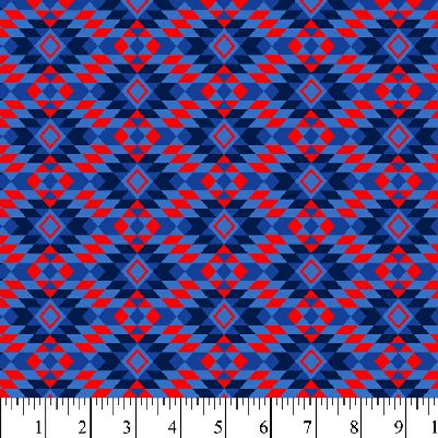 Bright Tonal Blue/Red