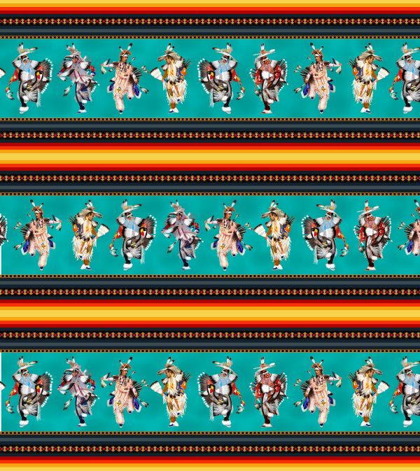 Pride Dancers Stripe Turquoise