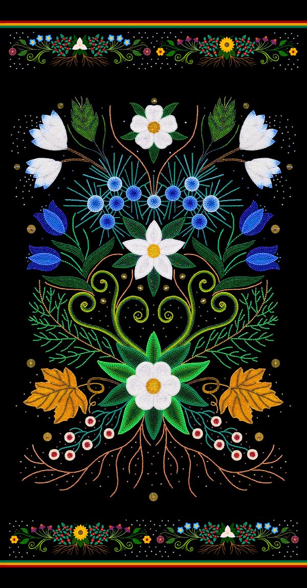 Spring Majesty 24" Panel