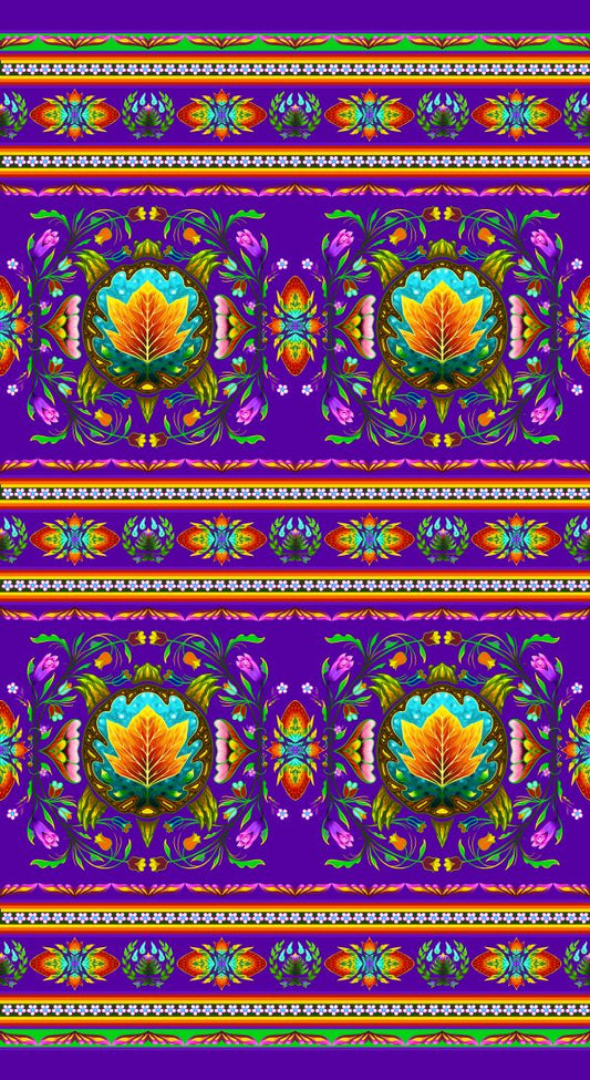 Turtle Island Stripe Purple