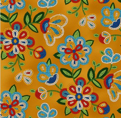 Tucson Beaded Floral Moosehide