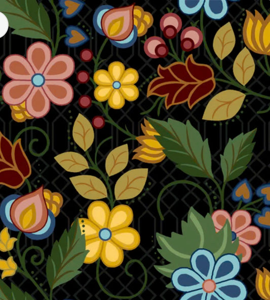SG4 Floral Black