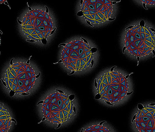 All Over Turtle Black