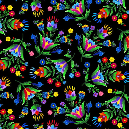 Regalia Floral Black