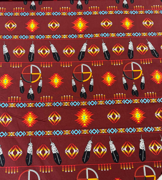 Medicine Wheel-Maroon