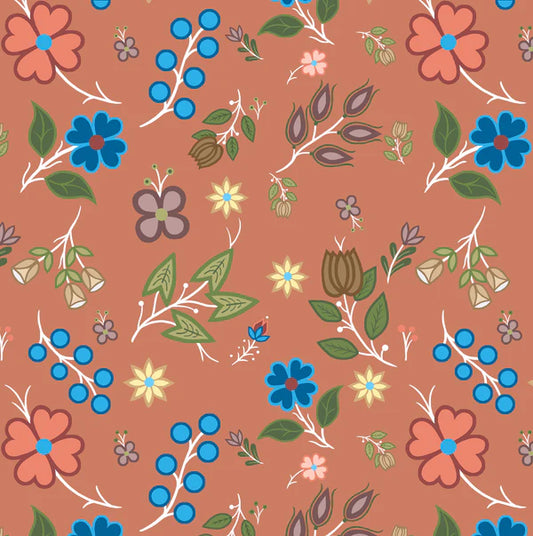 SG6 Native Floral Clay Orange