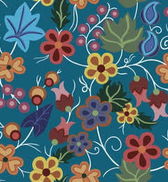 SG1 Native Floral Teal