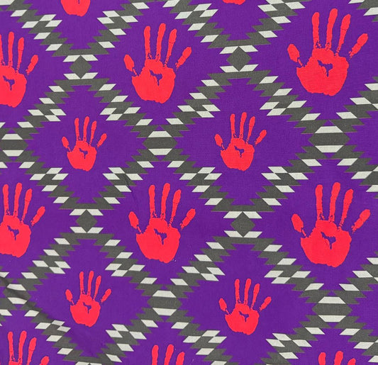 Red Hand, MMIW, Triangle Purple